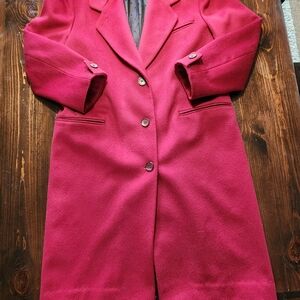 Ashley Scott Elite Lined Wool Trench Sz L